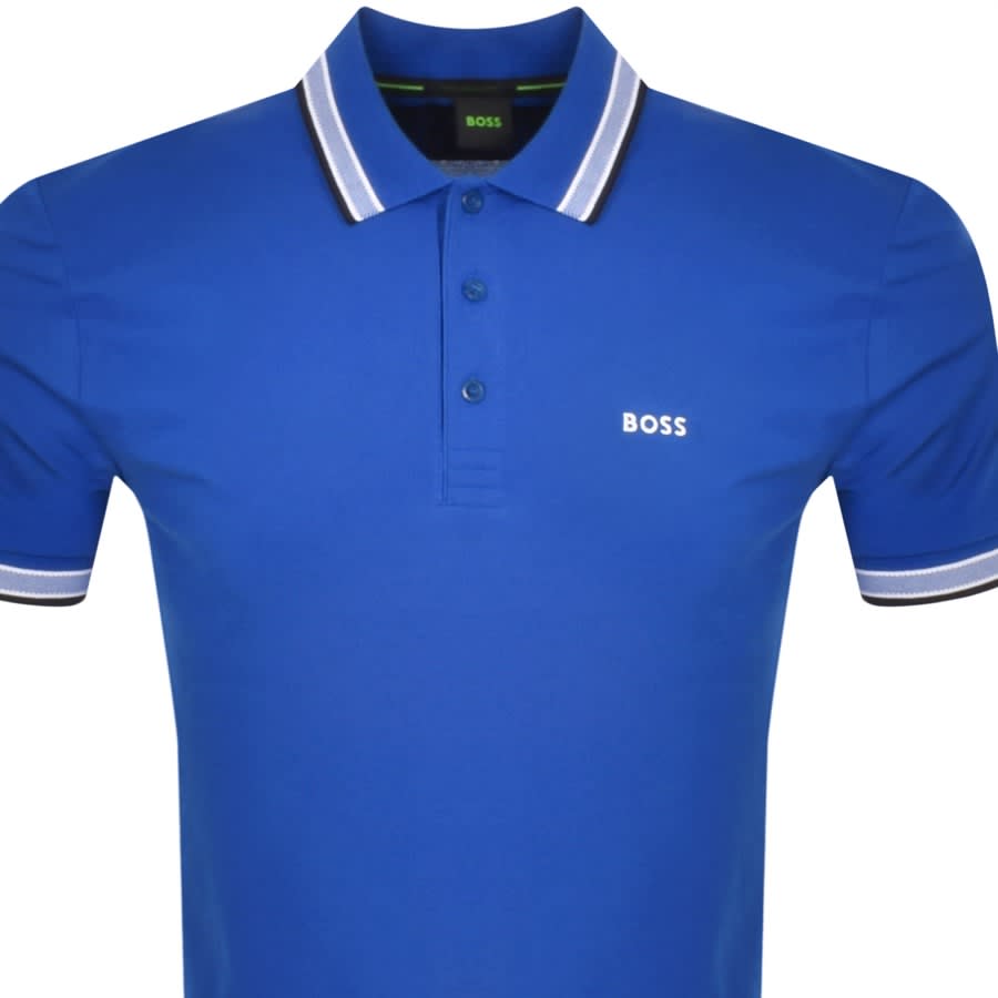 Blue hugo boss polo outlet